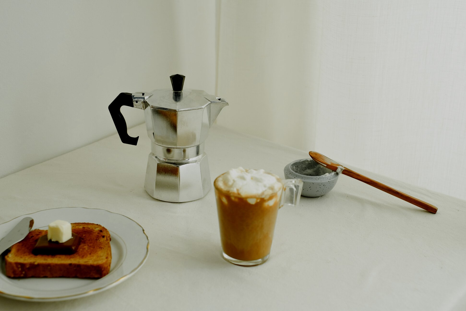 Cappuccino with Toast